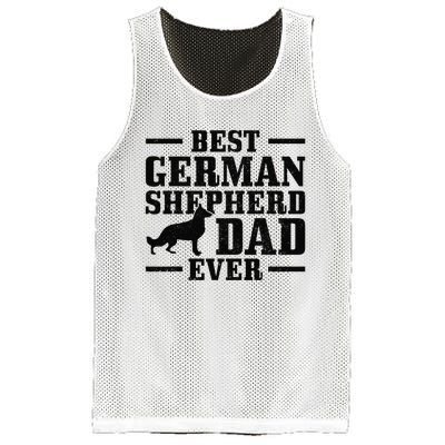 Best German Shepherd Dad Ever Funny Dog Owner Vintage Mesh Reversible Basketball Jersey Tank