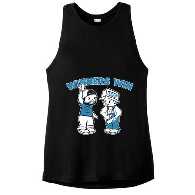 Breakingt Garrett Stubbs And Kyle Schwarber Winners Win Ladies PosiCharge Tri-Blend Wicking Tank