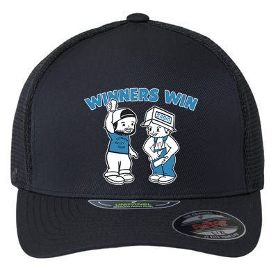 Breakingt Garrett Stubbs And Kyle Schwarber Winners Win Flexfit Unipanel Trucker Cap