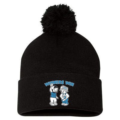 Breakingt Garrett Stubbs And Kyle Schwarber Winners Win Pom Pom 12in Knit Beanie