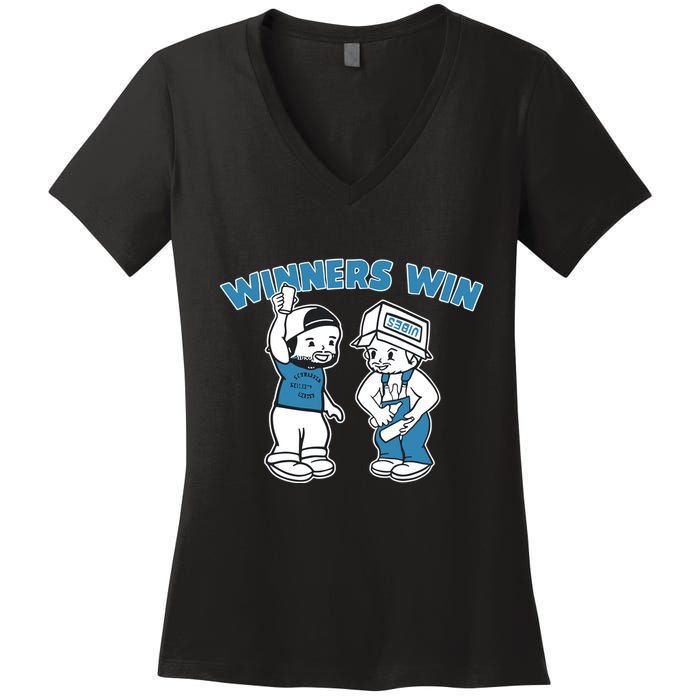 Breakingt Garrett Stubbs And Kyle Schwarber Winners Win Women's V-Neck T-Shirt