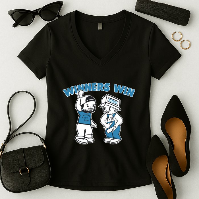 Breakingt Garrett Stubbs And Kyle Schwarber Winners Win Women's V-Neck T-Shirt