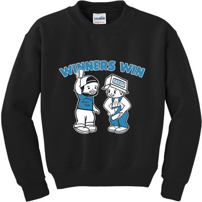 Breakingt Garrett Stubbs And Kyle Schwarber Winners Win Kids Sweatshirt
