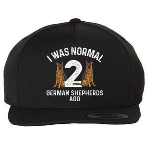 Best German Shepherd Art Dog German Shepherd Lover Wool Snapback Cap