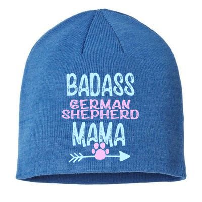 Badass Ger Shepherd Mama Dog Gsd Lover Owner Funny Gift Sustainable Beanie