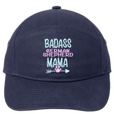 Badass Ger Shepherd Mama Dog Gsd Lover Owner Funny Gift 7-Panel Snapback Hat