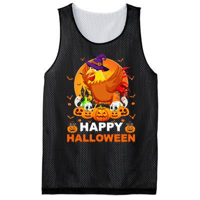 Boo Ghost Scary Pumpkin Moon Witch Rooster Halloween Mesh Reversible Basketball Jersey Tank