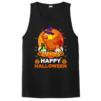 Boo Ghost Scary Pumpkin Moon Witch Rooster Halloween PosiCharge Competitor Tank