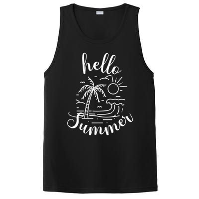 Beach Gift S Hello Summer Gift PosiCharge Competitor Tank