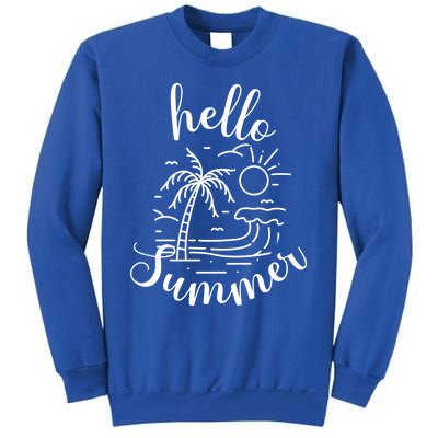 Beach Gift S Hello Summer Gift Sweatshirt