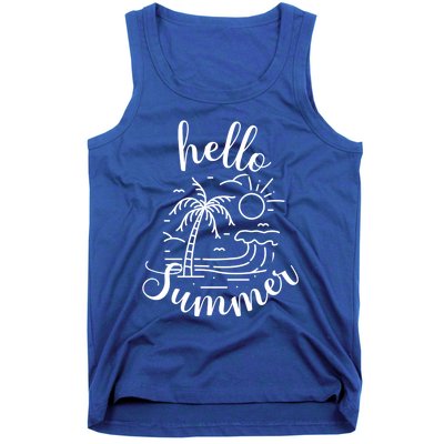 Beach Gift S Hello Summer Gift Tank Top