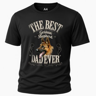 Best German Shepherd Dad Ever Funny Dog Lover Gifts Performance Shirt