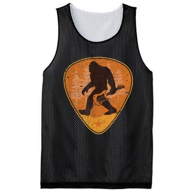 Bigfoot Guitar Sasquatch Yeti Guitarist Music Men Mesh Reversible Basketball Jersey Tank