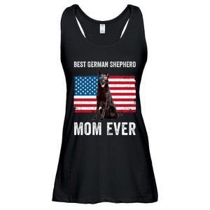 Best German Shepherd Mom Ever 4th Of July Gsd Mom Ladies Essential Flowy Tank