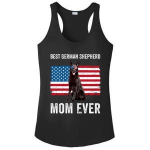 Best German Shepherd Mom Ever 4th Of July Gsd Mom Ladies PosiCharge Competitor Racerback Tank