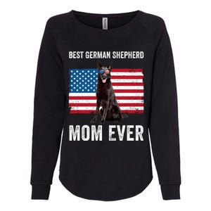 Best German Shepherd Mom Ever 4th Of July Gsd Mom Womens California Wash Sweatshirt