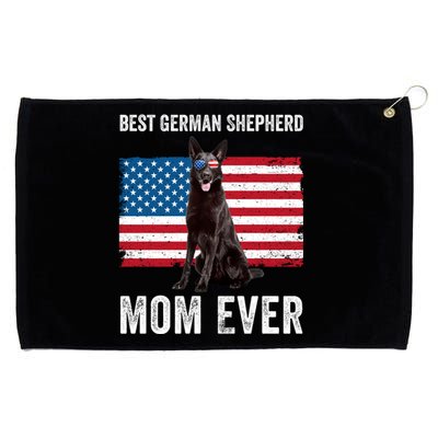 Best German Shepherd Mom Ever 4th Of July Gsd Mom Grommeted Golf Towel