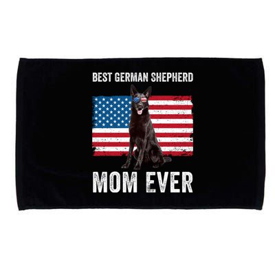 Best German Shepherd Mom Ever 4th Of July Gsd Mom Microfiber Hand Towel