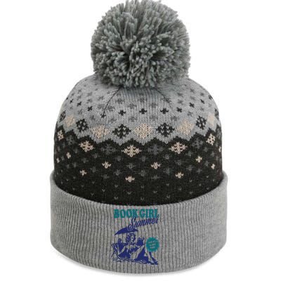 Book Girl Summer The Baniff Cuffed Pom Beanie