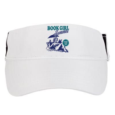 Book Girl Summer Adult Drive Performance Visor