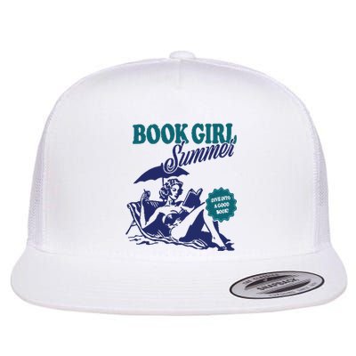 Book Girl Summer Flat Bill Trucker Hat