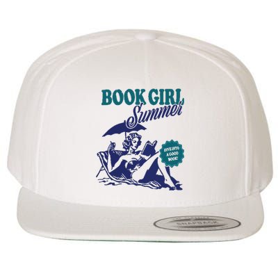 Book Girl Summer Wool Snapback Cap