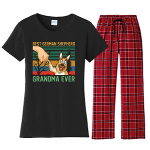 Best German Shepherd Grandma Ever Women's Flannel Pajama Set