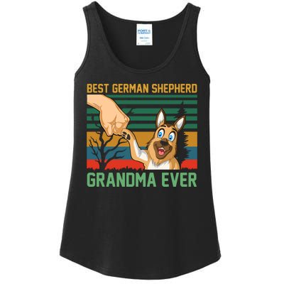 Best German Shepherd Grandma Ever Ladies Essential Tank