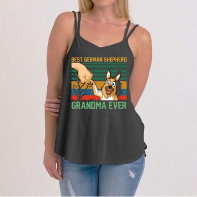 Best German Shepherd Grandma Ever Women's Strappy Tank