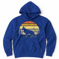 Black Ger Shepherd Dog Sunset Gift Hoodie