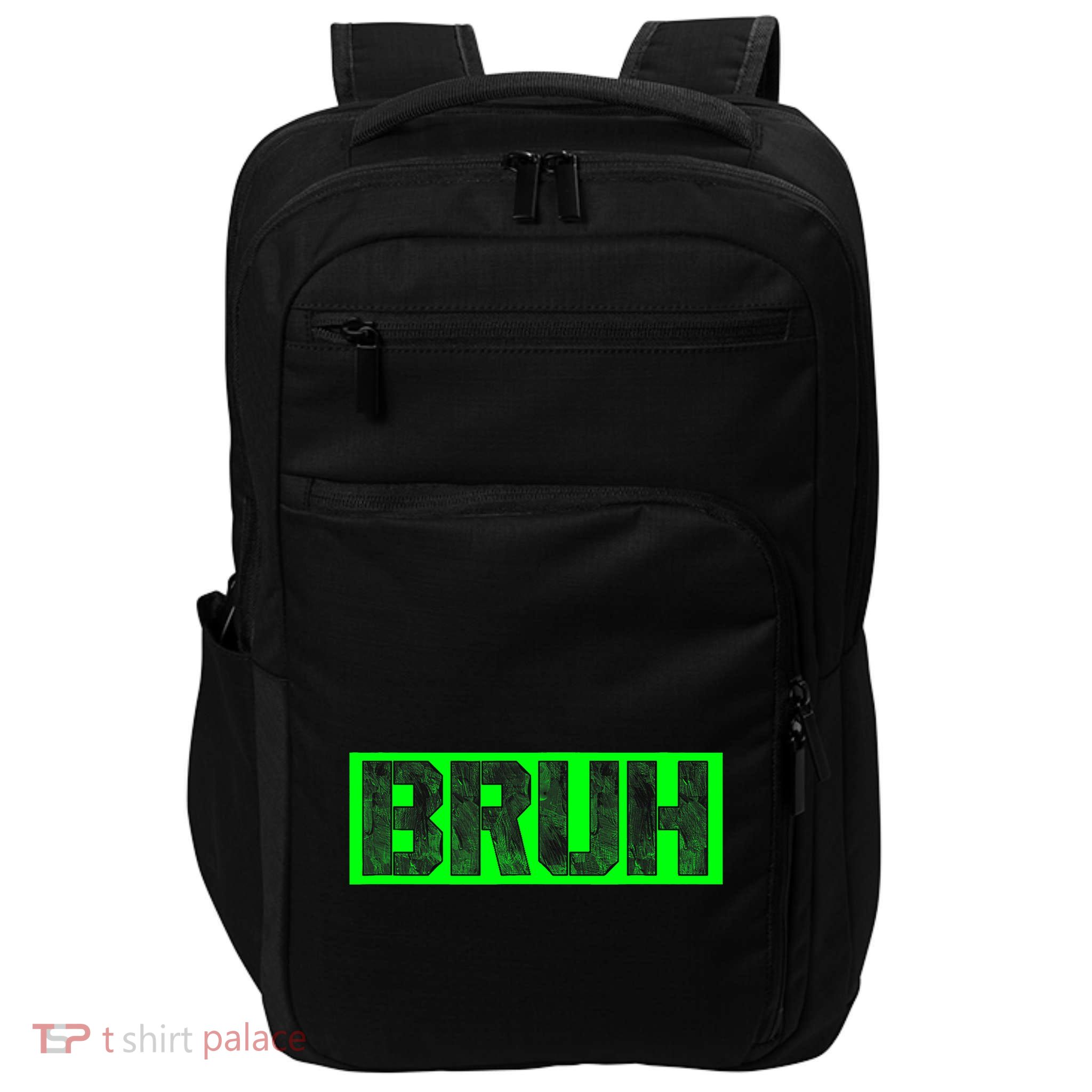 Bruh Gamer Slang Meme Design Funny Saying Bruh Gamers Impact Tech Backpack