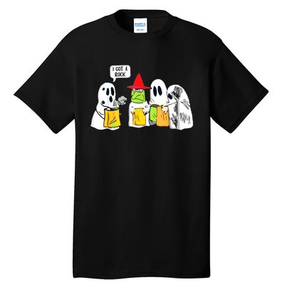 Boo Ghost Scary I Got A Rock Funny Halloween Tall T-Shirt