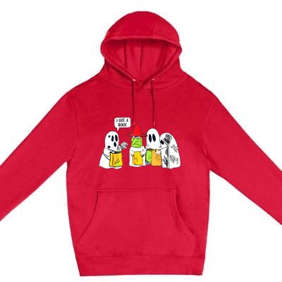 Boo Ghost Scary I Got A Rock Funny Halloween Premium Pullover Hoodie