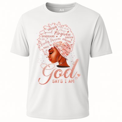 Black God Says I Am Black Melanin History Month Pride Performance Shirt