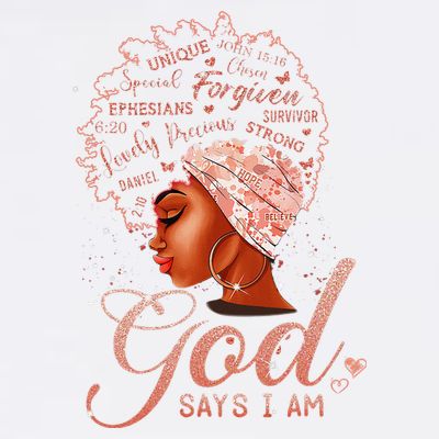 Black God Says I Am Black Melanin History Month Pride T-Shirt