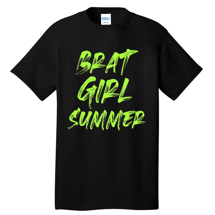 Brat Girl Summer Funny Vintage Summer Tall T-Shirt