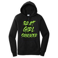 Brat Girl Summer Funny Vintage Summer Women's Pullover Hoodie