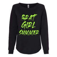 Brat Girl Summer Funny Vintage Summer Womens California Wash Sweatshirt