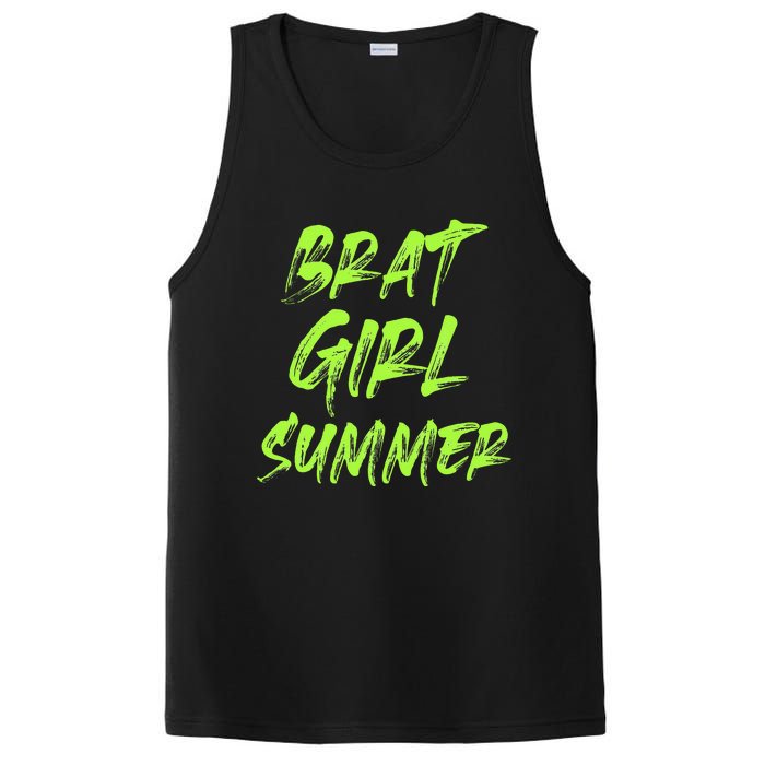 Brat Girl Summer Funny Vintage Summer PosiCharge Competitor Tank