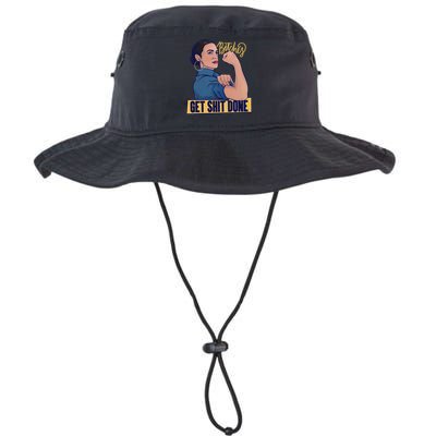 Bitches Get Shit Done Aoc Alexandria Ocasio Cortez Gift Bucket Hat