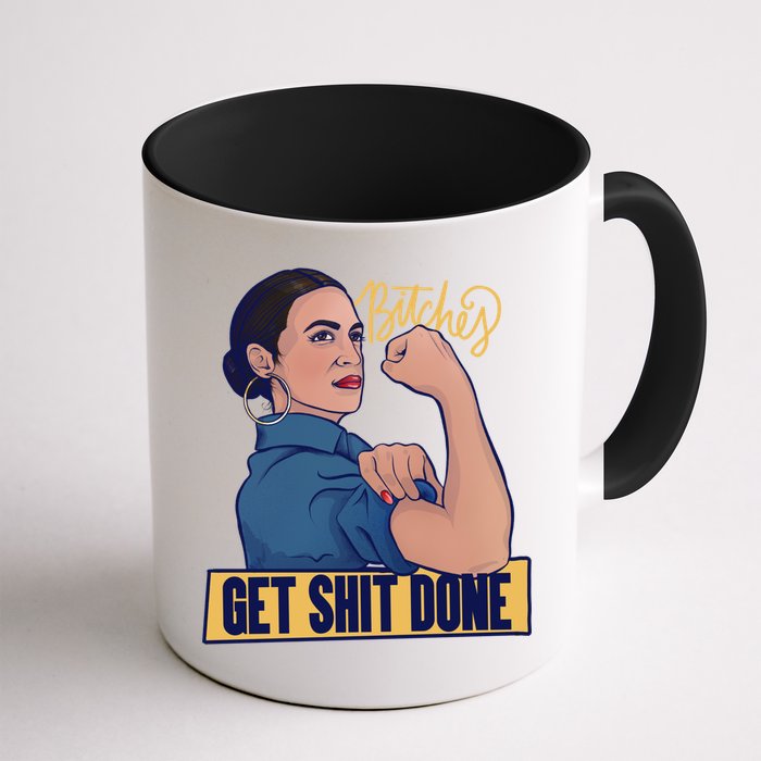 Bitches Get Shit Done Aoc Alexandria Ocasio Cortez Gift Mug