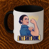 Bitches Get Shit Done Aoc Alexandria Ocasio Cortez Gift Mug