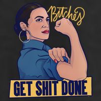 Bitches Get Shit Done Aoc Alexandria Ocasio Cortez Gift 25L Jumbo Tote