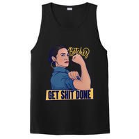 Bitches Get Shit Done Aoc Alexandria Ocasio Cortez Gift PosiCharge Competitor Tank