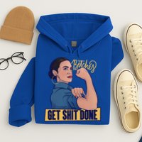 Bitches Get Shit Done Aoc Alexandria Ocasio Cortez Gift Hoodie