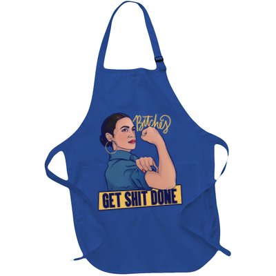 Bitches Get Shit Done Aoc Alexandria Ocasio Cortez Gift Apron