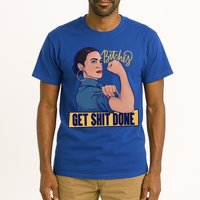 Bitches Get Shit Done Aoc Alexandria Ocasio Cortez Gift Tall T-Shirt