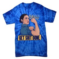 Bitches Get Shit Done Aoc Alexandria Ocasio Cortez Gift Tie-Dye T-Shirt