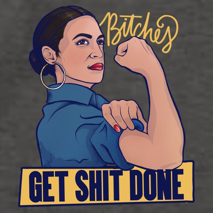 Bitches Get Shit Done Aoc Alexandria Ocasio Cortez Gift Vector Backpack