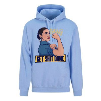 Bitches Get Shit Done Aoc Alexandria Ocasio Cortez Gift Unisex Surf Hoodie